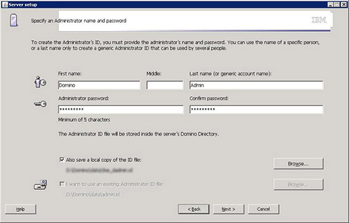 IBM Domino 9 Social Edition Install screen shot