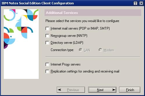 IBM Notes 9 Social Edition Install screen shot